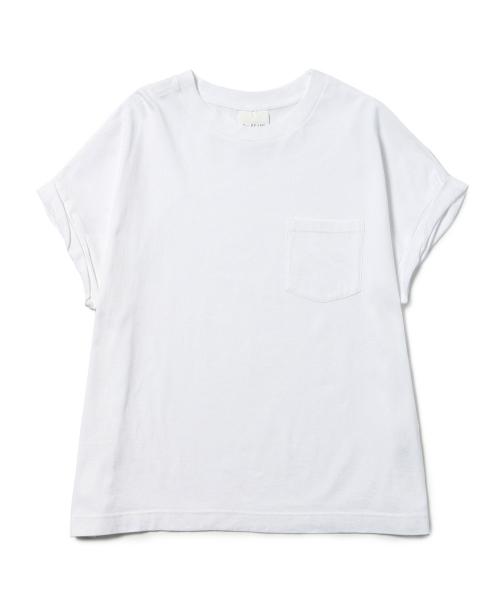 Ray BEAMS（レイビームス）の「Ray BEAMS / Bigポケット T（Tシャツ/カットソー・レディース・オフホワイト/ブラック・ONE SIZE）」の18枚目の写真