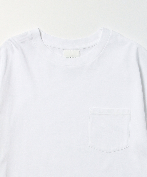 Ray BEAMS（レイビームス）の「Ray BEAMS / Bigポケット T（Tシャツ/カットソー・レディース・オフホワイト/ブラック・ONE SIZE）」の20枚目の写真