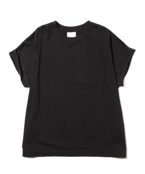 Ray BEAMS（レイビームス）の「Ray BEAMS / Bigポケット T（Tシャツ/カットソー・レディース・オフホワイト/ブラック・ONE SIZE）」の10枚目の写真