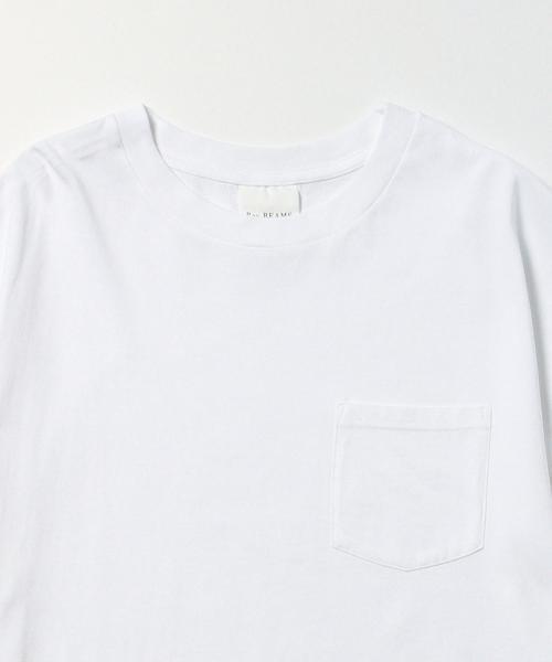 Ray BEAMS（レイビームス）の「Ray BEAMS / Bigポケット T（Tシャツ/カットソー・レディース・オフホワイト/ブラック・ONE SIZE）」の9枚目の写真