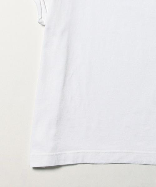 Ray BEAMS（レイビームス）の「Ray BEAMS / Bigポケット T（Tシャツ/カットソー・レディース・オフホワイト/ブラック・ONE SIZE）」の8枚目の写真