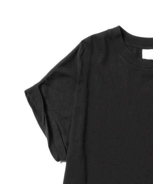 Ray BEAMS（レイビームス）の「Ray BEAMS / Bigポケット T（Tシャツ/カットソー・レディース・オフホワイト/ブラック・ONE SIZE）」の16枚目の写真