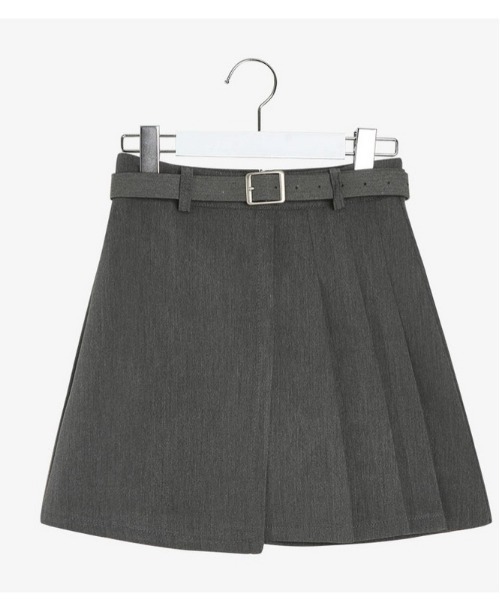 SONA（ソナ）の「SONYUNARA ハーフプリーツベルトミニスカート（スカート・レディース・ブラック/グレー・SMALL/MEDIUM/LARGE）」の18枚目の写真