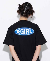 X-girl | BASIC OVAL LOGO S/S TEE/ベーシック　オーバルロゴTシャツ(Tシャツ/カットソー)