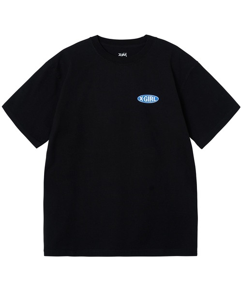 X-girl（エックスガール）の「BASIC OVAL LOGO S/S TEE