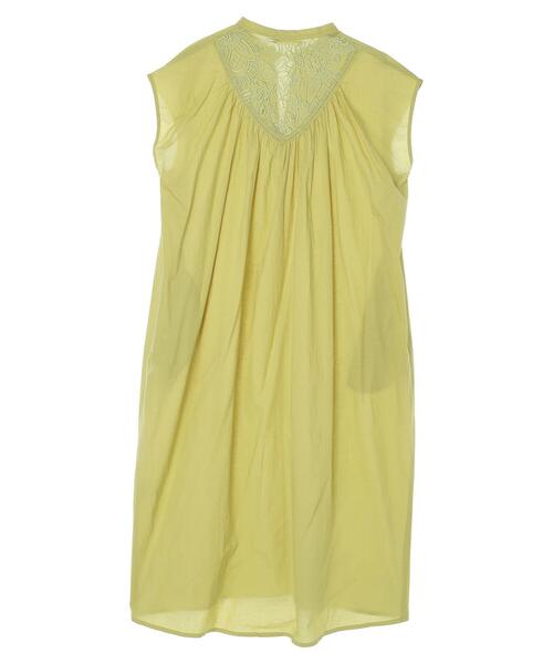 Furryrate（ファーリーレート）の「・furry rate キーネック刺繍ヨークワンピース（ワンピース・レディース・グリーン/ブラック/イエロー・FREE）」の18枚目の写真