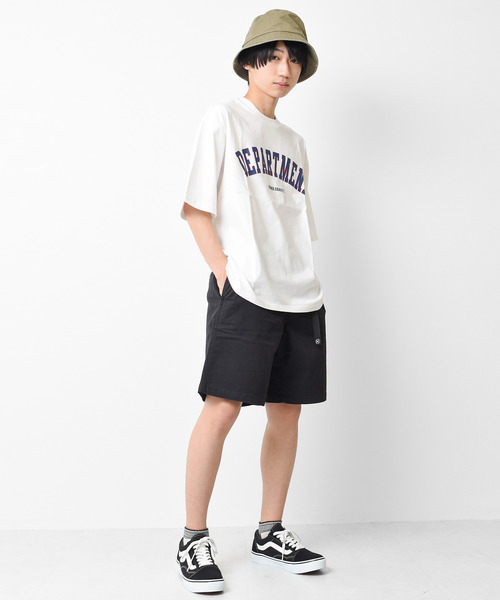 KENES GRAFFITI（ケネスグラフィティ）の「カラーアーチロゴプリントTシャツ（Tシャツ/カットソー・メンズ・ブラック/カーキ/チャコールグレー/ネイビー/オフホワイト・M/XS/L/S）」の6枚目の写真