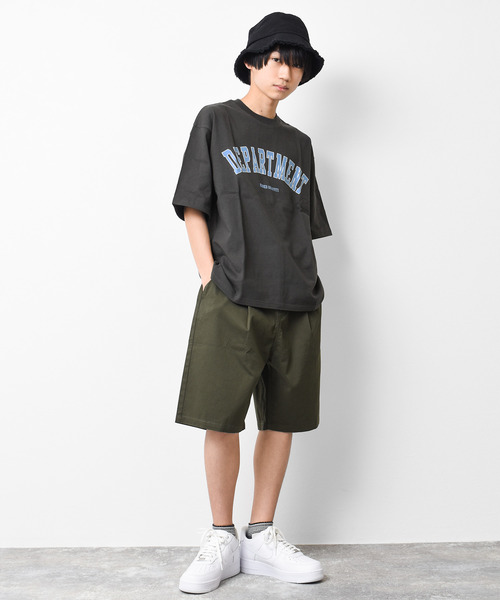 KENES GRAFFITI（ケネスグラフィティ）の「カラーアーチロゴプリントTシャツ（Tシャツ/カットソー・メンズ・ブラック/カーキ/チャコールグレー/ネイビー/オフホワイト・M/XS/L/S）」の9枚目の写真