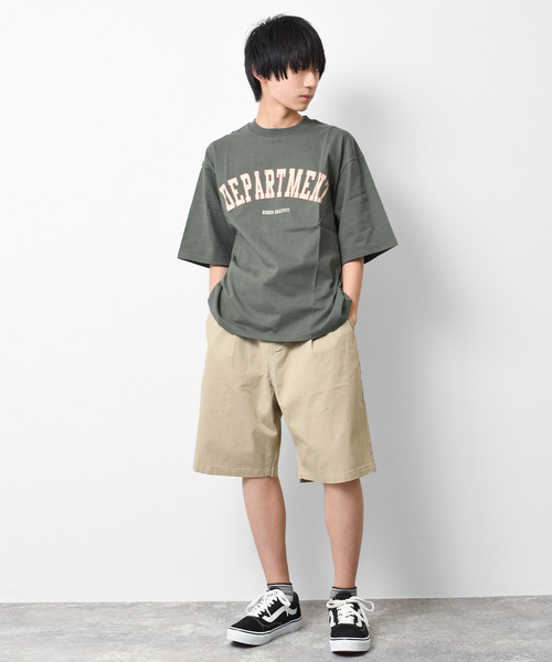 KENES GRAFFITI（ケネスグラフィティ）の「カラーアーチロゴプリントTシャツ（Tシャツ/カットソー・メンズ・ブラック/カーキ/チャコールグレー/ネイビー/オフホワイト・M/XS/L/S）」の10枚目の写真