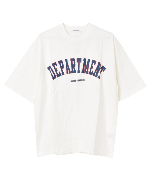 KENES GRAFFITI（ケネスグラフィティ）の「カラーアーチロゴプリントTシャツ（Tシャツ/カットソー・メンズ・ブラック/カーキ/チャコールグレー/ネイビー/オフホワイト・M/XS/L/S）」の12枚目の写真