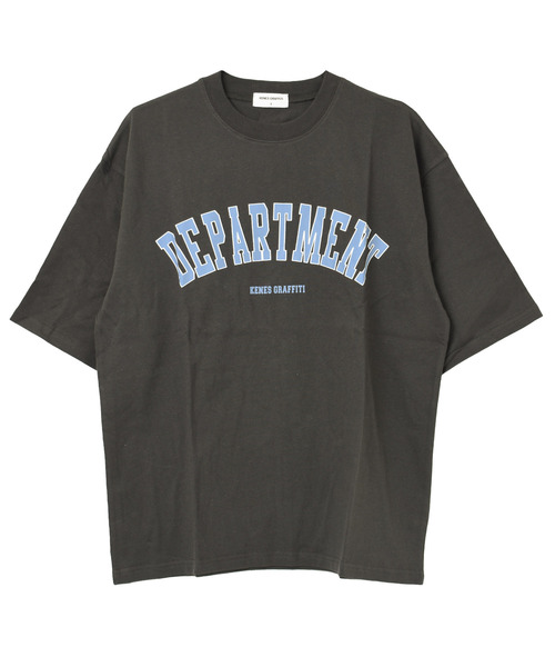 KENES GRAFFITI（ケネスグラフィティ）の「カラーアーチロゴプリントTシャツ（Tシャツ/カットソー・メンズ・ブラック/カーキ/チャコールグレー/ネイビー/オフホワイト・M/XS/L/S）」の14枚目の写真