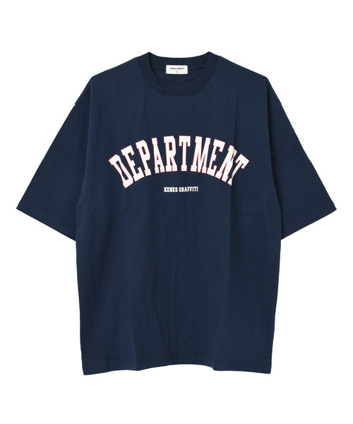 KENES GRAFFITI（ケネスグラフィティ）の「カラーアーチロゴプリントTシャツ（Tシャツ/カットソー・メンズ・ブラック/カーキ/チャコールグレー/ネイビー/オフホワイト・M/XS/L/S）」の16枚目の写真