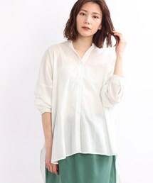 SHOO・LA・RUE | ソフトコットンシフォンシャツ(シャツ/ブラウス)
