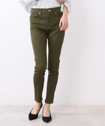 DRESKIP | 【遮熱、接触冷感、UVカット】AIR SHIELD 2倍のびるスキニーパンツ【貴島明日香さん着用】(その他パンツ)