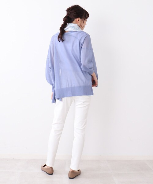 DRESKIP(ドレスキップ)の「◆【遮熱/接触冷感/UVカット】AIR SHIELD 2倍のびるスキニーパンツ(その他パンツ・レディース・ネイビー/カーキ/ブラック/オフホワイト・02/01/04/03)」の19枚目の写真