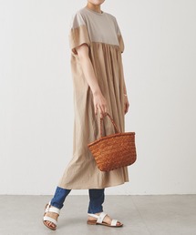 BEARDSLEY | コンビギャザーワンピース(ワンピース)