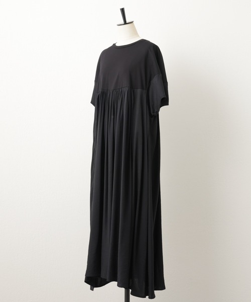 BEARDSLEY（ビアズリー）の「コンビギャザーワンピース（ワンピース・レディース・ブラック/カーキ・FREE）」の11枚目の写真