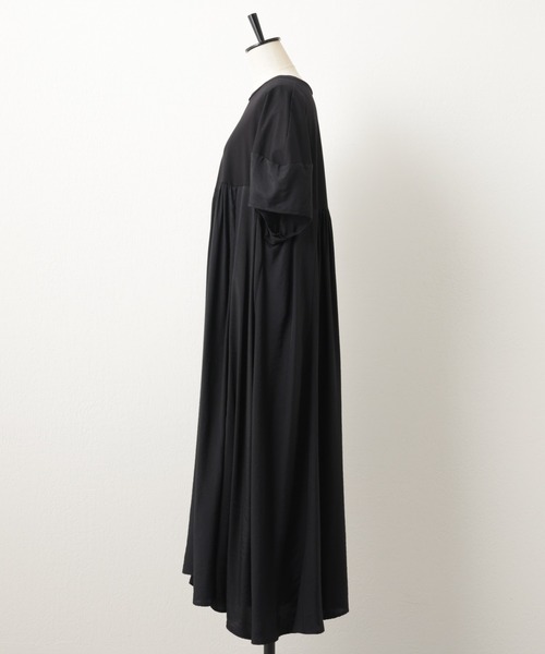 BEARDSLEY（ビアズリー）の「コンビギャザーワンピース（ワンピース・レディース・ブラック/カーキ・FREE）」の12枚目の写真