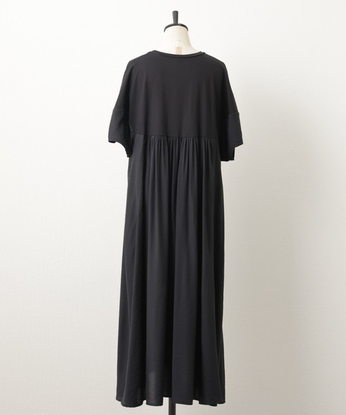 BEARDSLEY（ビアズリー）の「コンビギャザーワンピース（ワンピース・レディース・ブラック/カーキ・FREE）」の13枚目の写真