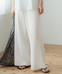 coca（coca） | 脚長効果サマーリブニットパンツ(その他パンツ)