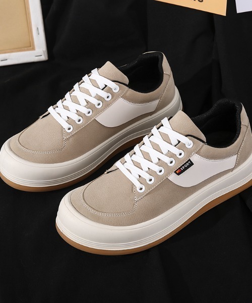 SILVER BULLET（シルバーバレット）の「『SILVER BULLET SELECT AC/シルバーバレットセレクト』ライン入り厚底スニーカー（スニーカー・メンズ・グリーン/ベージュ/ブラック/ベージュ系1/ブラック系1・40/42/44）」の13枚目の写真