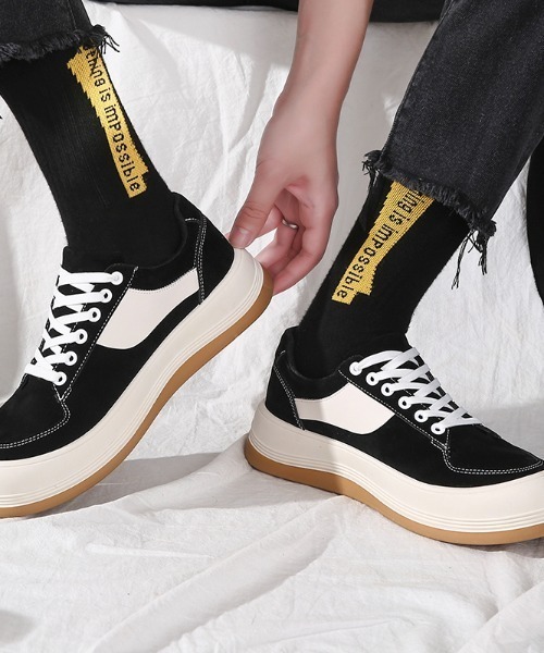 SILVER BULLET（シルバーバレット）の「『SILVER BULLET SELECT AC/シルバーバレットセレクト』ライン入り厚底スニーカー（スニーカー・メンズ・グリーン/ベージュ/ブラック/ベージュ系1/ブラック系1・40/42/44）」の17枚目の写真