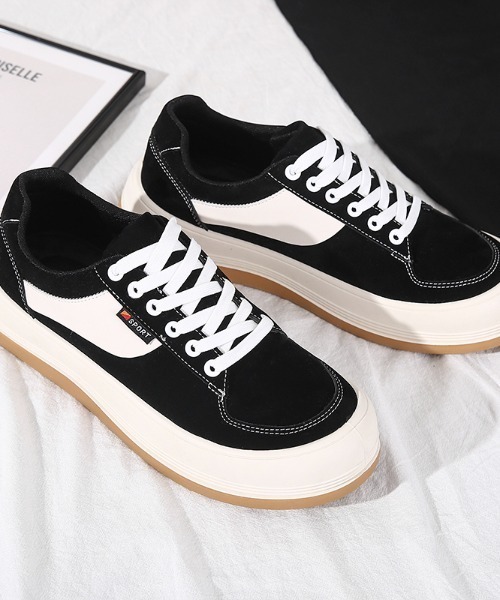 SILVER BULLET（シルバーバレット）の「『SILVER BULLET SELECT AC/シルバーバレットセレクト』ライン入り厚底スニーカー（スニーカー・メンズ・グリーン/ベージュ/ブラック/ベージュ系1/ブラック系1・40/42/44）」の7枚目の写真