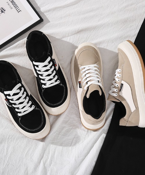 SILVER BULLET（シルバーバレット）の「『SILVER BULLET SELECT AC/シルバーバレットセレクト』ライン入り厚底スニーカー（スニーカー・メンズ・グリーン/ベージュ/ブラック/ベージュ系1/ブラック系1・40/42/44）」の19枚目の写真