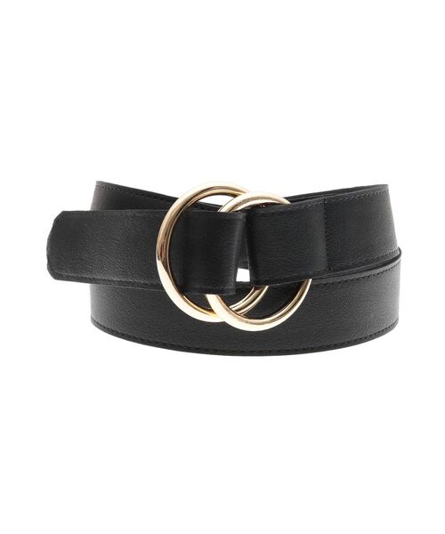 RESEXXY（リゼクシー）の「ダブルリングベルト（ベルト・レディース・ブラック/ベージュ/ブラウン・FREE）」の2枚目の写真