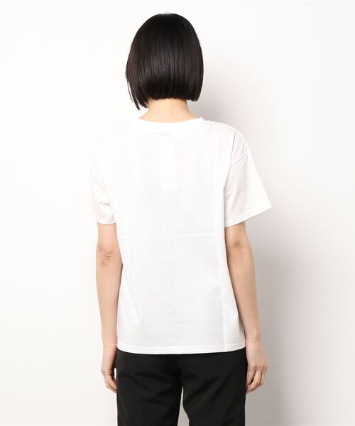 Samansa Mos2（サマンサ モスモス）の「刺繍アソートTシャツ（Tシャツ/カットソー・レディース・オフホワイト/キナリ/ネイビー・ﾌﾘ-）」の5枚目の写真