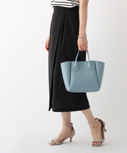 OPAQUE.CLIP（オペークドットクリップ）の「◆フェイクレザーミドルサイズトートバッグ【2WAY】（トートバッグ・レディース・ブラック/ベージュ/シルバー/ブルー・00）」の12枚目の写真