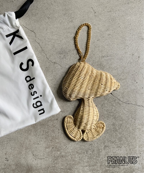 SNOOPY（スヌーピー）の「KIS Design:SNOOPY/Wicker charm S