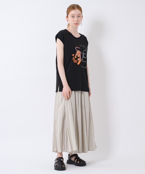 TRANOI（トラノイ）の「TRANOI. TORALOVETEE（Tシャツ/カットソー・レディース・ブラック/ホワイト・FREE）」の18枚目の写真