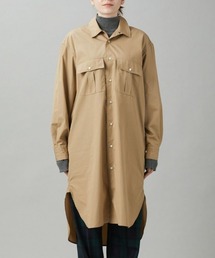 BRITISH MADE（ブリティッシュメイド）の「【BRITISH MADE/ブリティッシュ メイド】オープンカラーシャツワンピース（ロング）（シャツワンピース・レディース）」