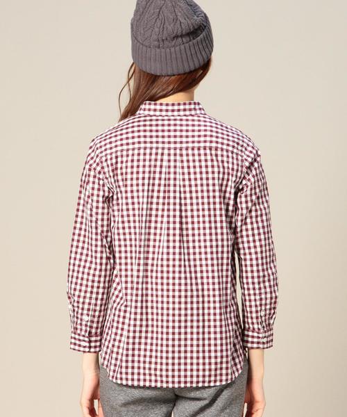BEAUTY&YOUTH UNITED ARROWS（ビューティーアンドユースユナイテッドアローズ）の「BYBC コットンギンガムレギュラーシャツ ¨◆（シャツ/ブラウス・レディース・ブラック/ワインレッド/ネイビー・SMALL/MEDIUM）」の13枚目の写真