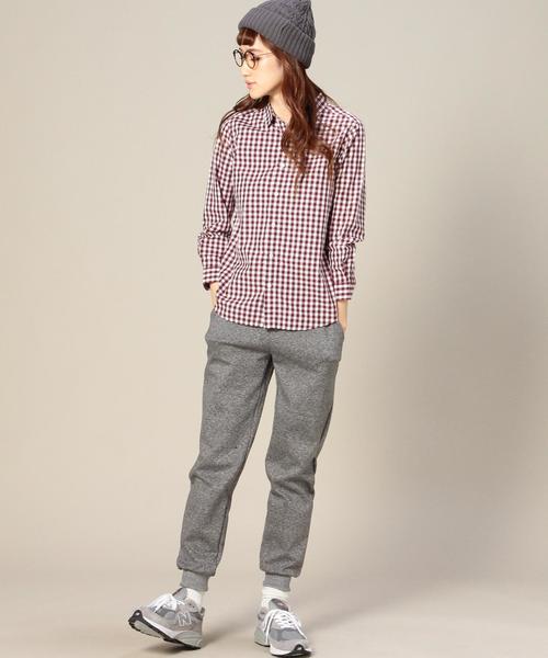 BEAUTY&YOUTH UNITED ARROWS（ビューティーアンドユースユナイテッドアローズ）の「BYBC コットンギンガムレギュラーシャツ ¨◆（シャツ/ブラウス・レディース・ブラック/ワインレッド/ネイビー・SMALL/MEDIUM）」の16枚目の写真