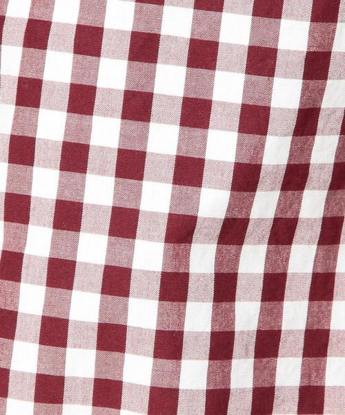 BEAUTY&YOUTH UNITED ARROWS（ビューティーアンドユースユナイテッドアローズ）の「BYBC コットンギンガムレギュラーシャツ ¨◆（シャツ/ブラウス・レディース・ブラック/ワインレッド/ネイビー・SMALL/MEDIUM）」の7枚目の写真