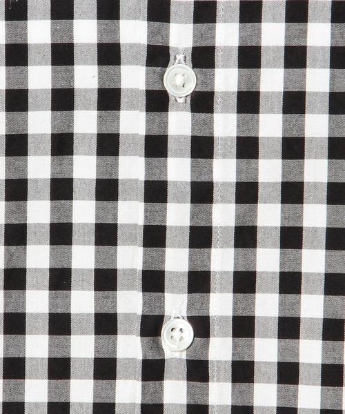 BEAUTY&YOUTH UNITED ARROWS（ビューティーアンドユースユナイテッドアローズ）の「BYBC コットンギンガムレギュラーシャツ ¨◆（シャツ/ブラウス・レディース・ブラック/ワインレッド/ネイビー・SMALL/MEDIUM）」の8枚目の写真