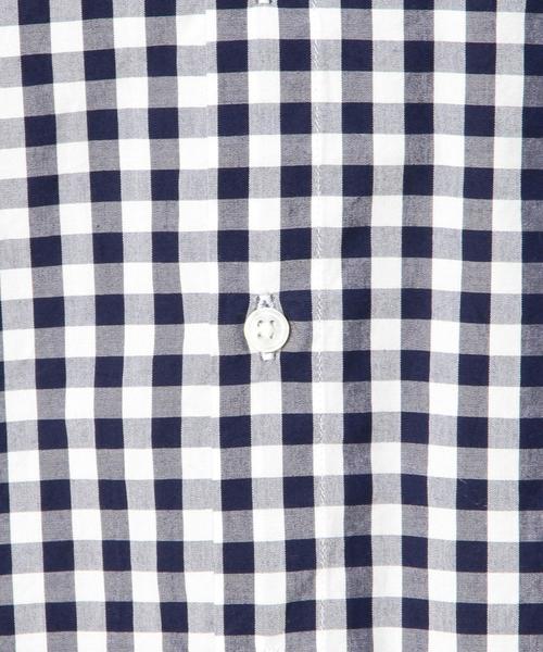 BEAUTY&YOUTH UNITED ARROWS（ビューティーアンドユースユナイテッドアローズ）の「BYBC コットンギンガムレギュラーシャツ ¨◆（シャツ/ブラウス・レディース・ブラック/ワインレッド/ネイビー・SMALL/MEDIUM）」の6枚目の写真