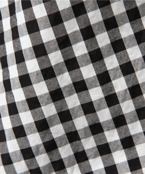 BEAUTY&YOUTH UNITED ARROWS（ビューティーアンドユースユナイテッドアローズ）の「BYBC コットンギンガムレギュラーシャツ ¨◆（シャツ/ブラウス・レディース・ブラック/ワインレッド/ネイビー・SMALL/MEDIUM）」の9枚目の写真