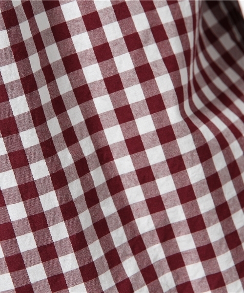 BEAUTY&YOUTH UNITED ARROWS（ビューティーアンドユースユナイテッドアローズ）の「BYBC コットンギンガムレギュラーシャツ ¨◆（シャツ/ブラウス・レディース・ブラック/ワインレッド/ネイビー・SMALL/MEDIUM）」の10枚目の写真