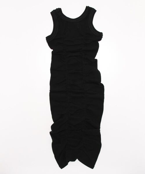VIAVANDA（ヴィアヴァンダ）の「Gather dress（ワンピース・レディース・ブラック/カーキ・FREE）」の12枚目の写真