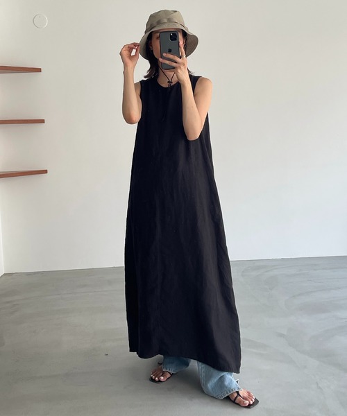 CANAL JEAN(キャナルジーン)の「El mar(エルマール) ナイロンサファリハット(ハット・レディース・ブラック/ベージュ/カーキ・ONE SIZE)」の16枚目の写真