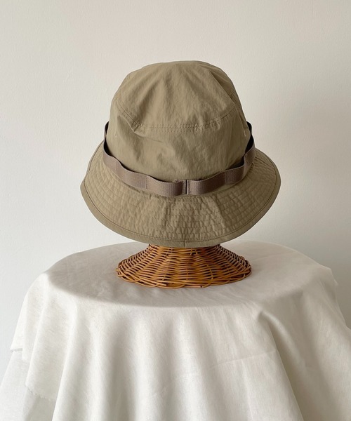 CANAL JEAN(キャナルジーン)の「El mar(エルマール) ナイロンサファリハット(ハット・レディース・ブラック/ベージュ/カーキ・ONE SIZE)」の12枚目の写真