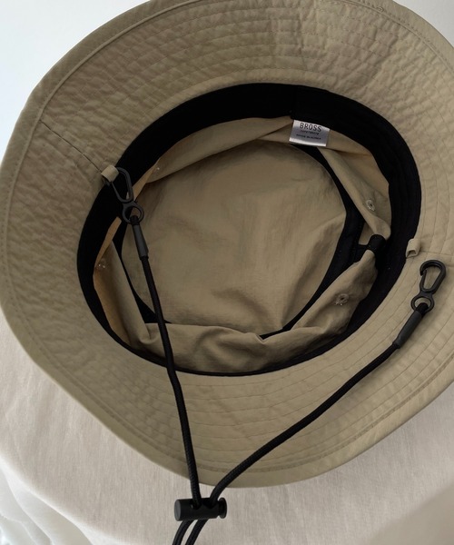 CANAL JEAN(キャナルジーン)の「El mar(エルマール) ナイロンサファリハット(ハット・レディース・ブラック/ベージュ/カーキ・ONE SIZE)」の10枚目の写真