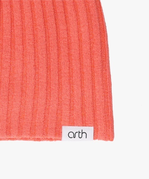 arth（アース）の「arth  Silk Double Beanie / アース（ニットキャップ/ビーニー・メンズ・ブルー/ベージュ/ブラック/ライトグリーン/ライトベージュ/オレンジ・57~59cm）」の19枚目の写真