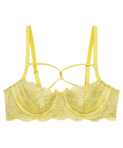 ANNEBRA(アンブラ)の「Olive ストリングデザインライトブラジャー(ブラジャー・レディース・イエロー/グリーン・B70/C70/D70/B75/C75/D75/E70/E75/F70/F75/E80/C80/D80/G70/G75)」の6枚目の写真