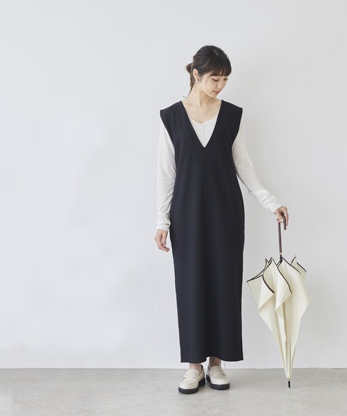 menue（メヌエ）の「晴雨兼用ボリュームソールローファー（ローファー・レディース・アイボリー/ブラック×ホワイト/グレイッシュベージュ/ブラック/ブラック系その他・XS/M/3L/LL/S/L）」の8枚目の写真