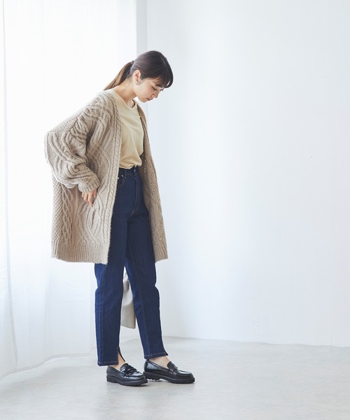 menue（メヌエ）の「晴雨兼用ボリュームソールローファー（ローファー・レディース・アイボリー/ブラック×ホワイト/グレイッシュベージュ/ブラック/ブラック系その他・XS/M/3L/LL/S/L）」の9枚目の写真