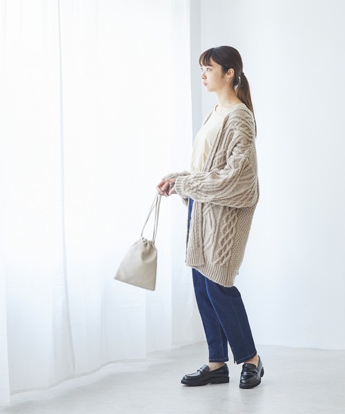 menue（メヌエ）の「晴雨兼用ボリュームソールローファー（ローファー・レディース・アイボリー/ブラック×ホワイト/グレイッシュベージュ/ブラック/ブラック系その他・XS/M/3L/LL/S/L）」の21枚目の写真